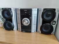 Wieża SONY MHC RG222 Kolumny mocna Component System MP3 radio CD 260W