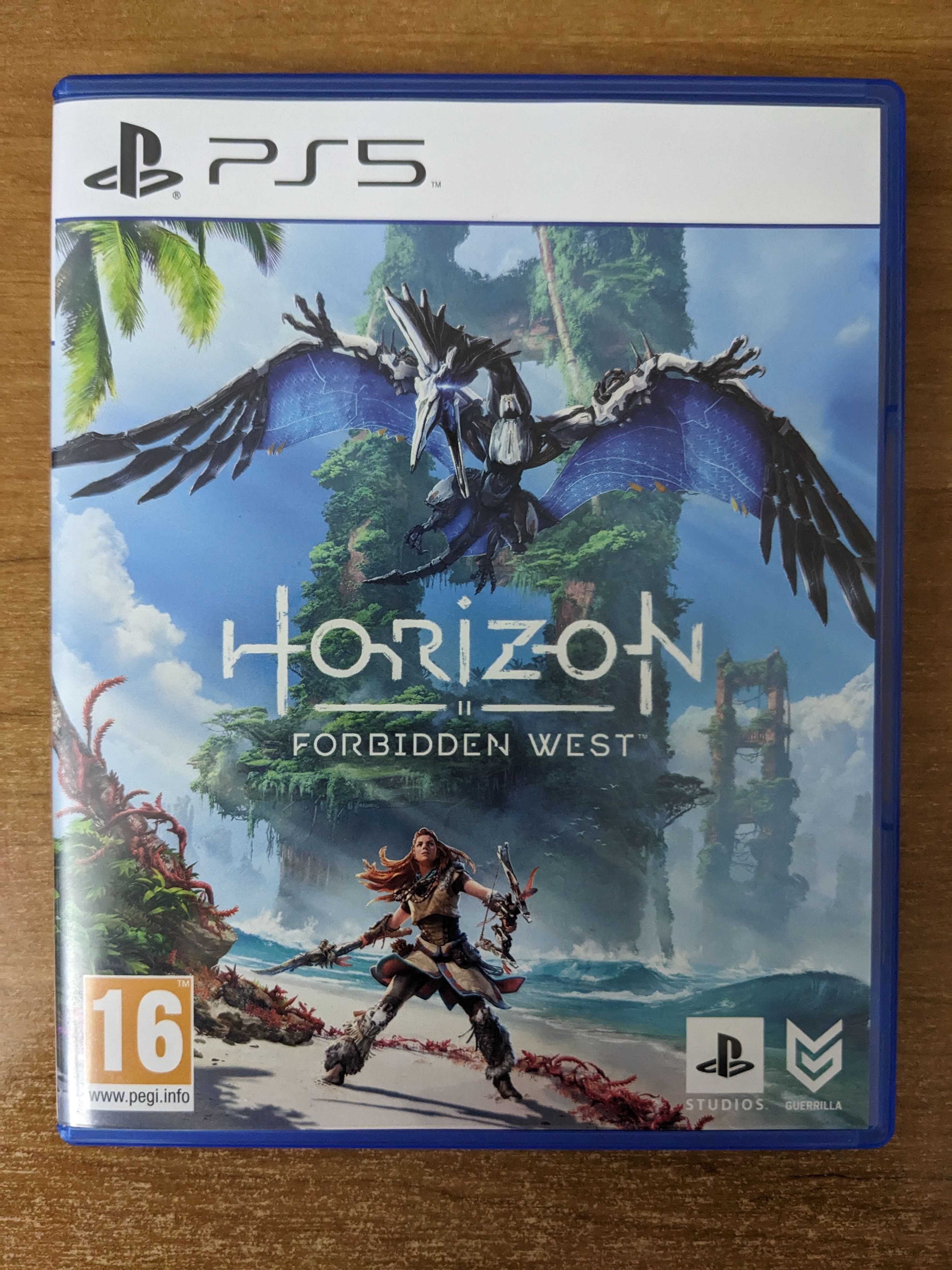 2 игры: Horizon Forbidden West PS5 и Zero Dawn Complete Edition PS4