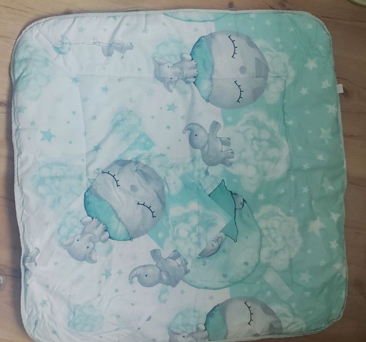 Becik otulacz rożek niemowlęcy zestaw