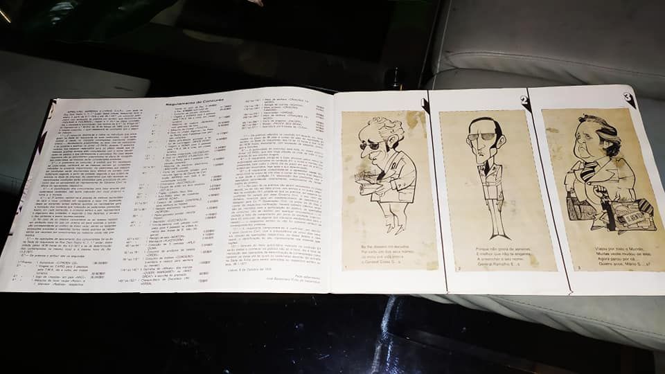 caderneta rara FIGURAS E FIGURÕES do concurso o PAÍS - 1976