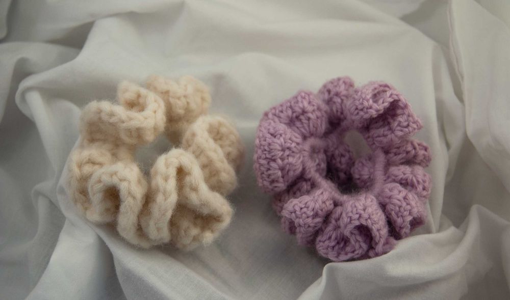 Handmade scrunchies