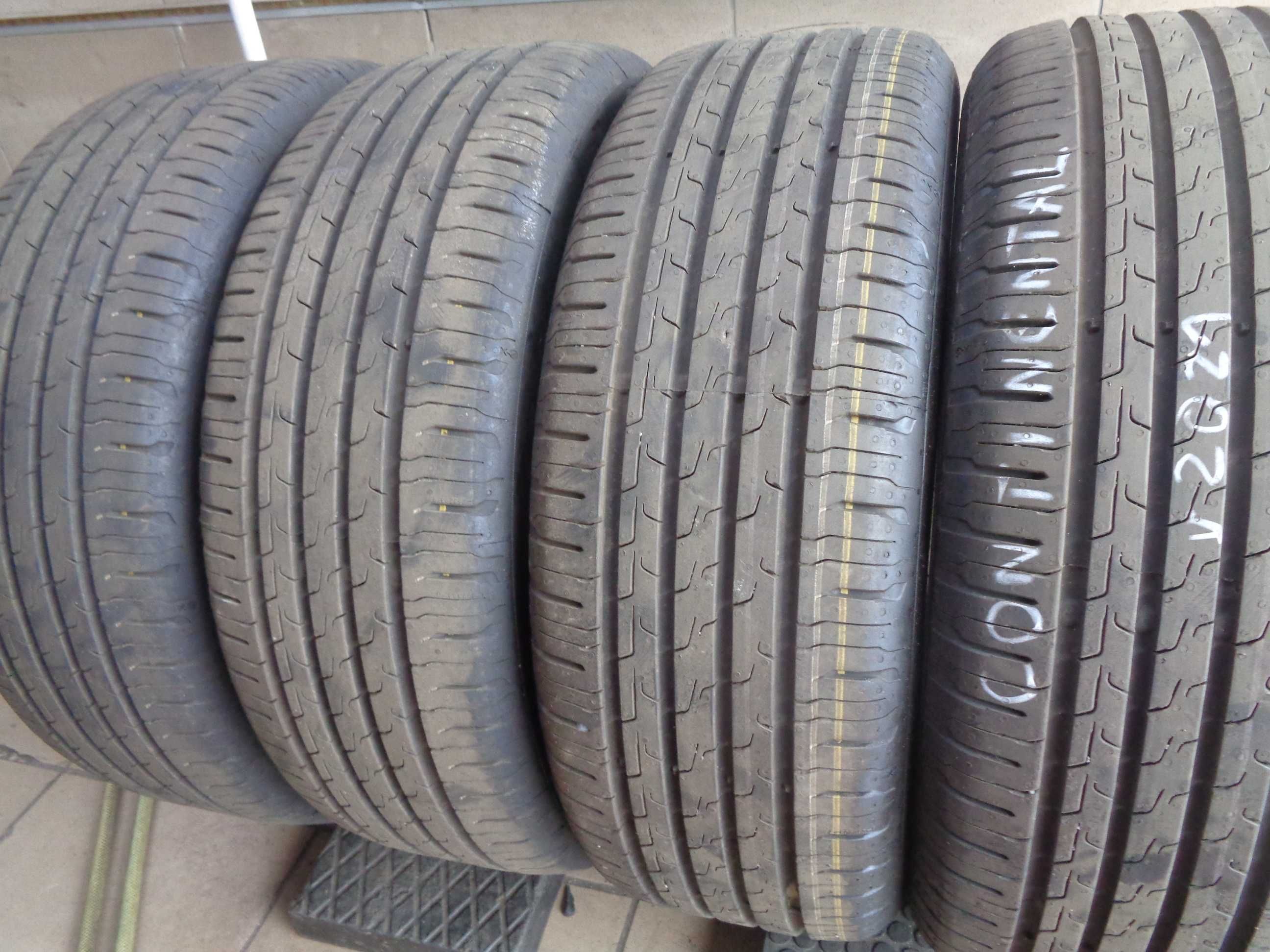 4szt. 195/55R16 CONTINENTAL EcoContact 6 - DEMO , r.2021 ,Opony Letnie