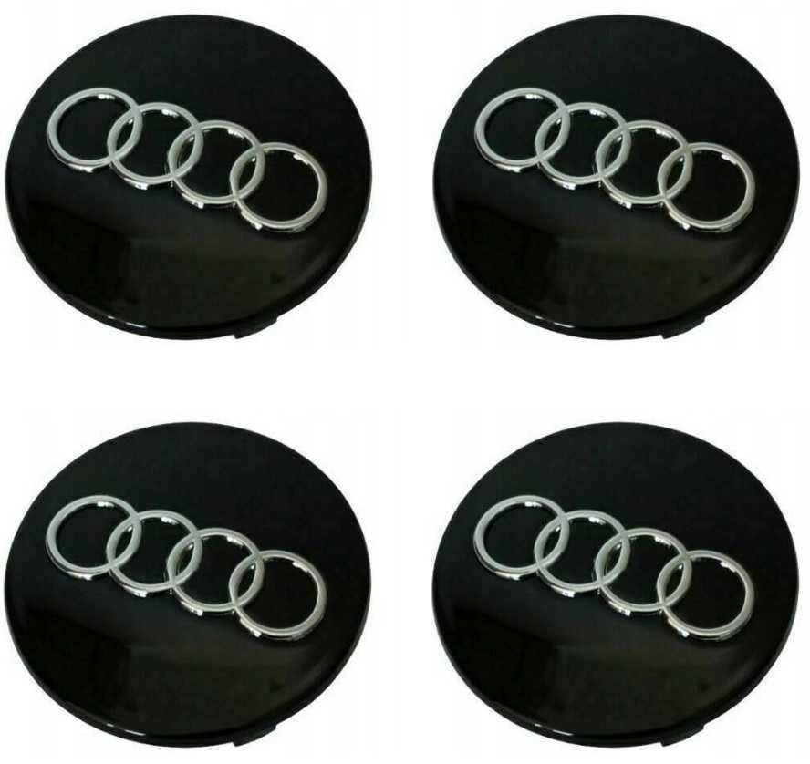 4x Nowe Dekielki Dekielek Audi 8D0.601.170 68mm Czarny lub Szary