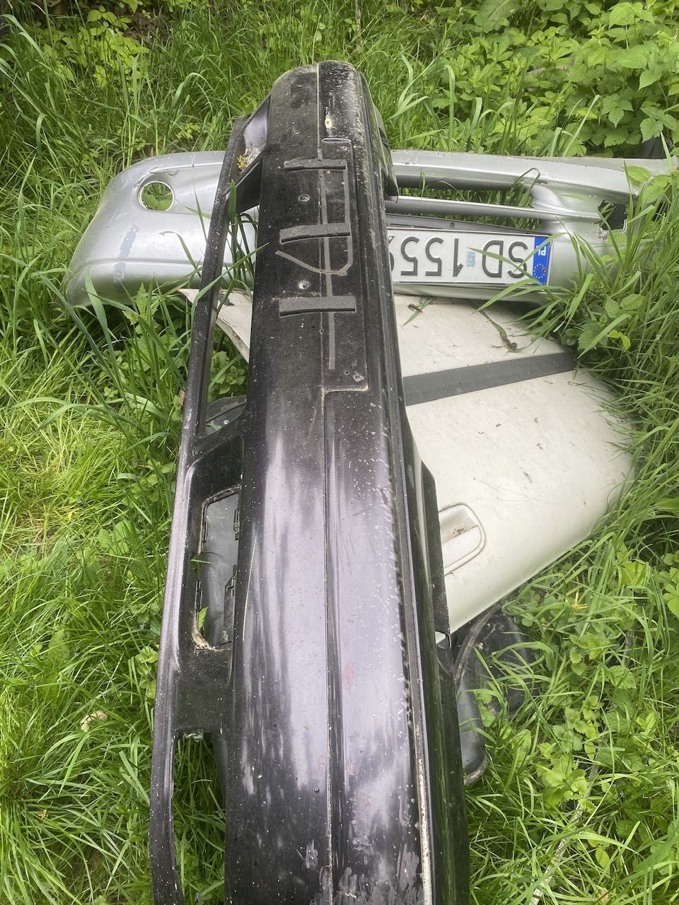 Volvo 960/S90/V90 zderzak z belką i absorberem komplet do lakierowania