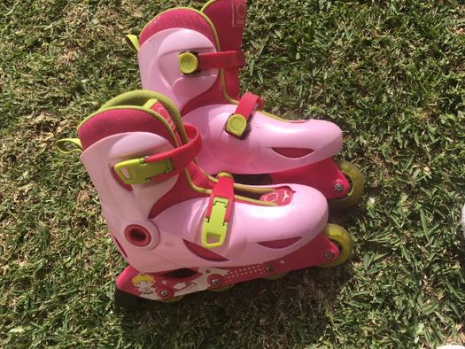 Patins para criança cor de rosa ! (marca Oxelo)