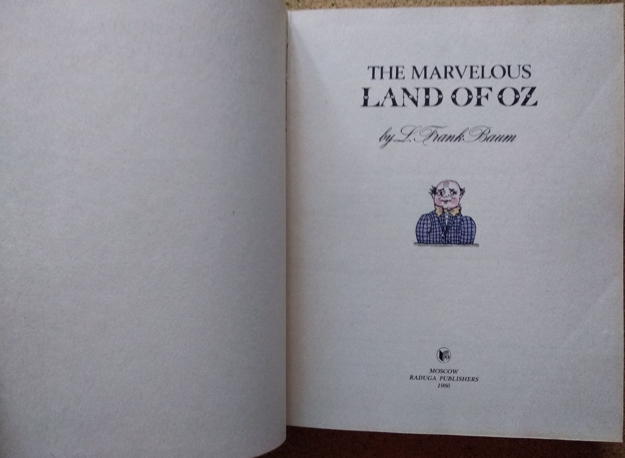 Frank L. Baum "The marvelous land of Oz", детская книга на английском