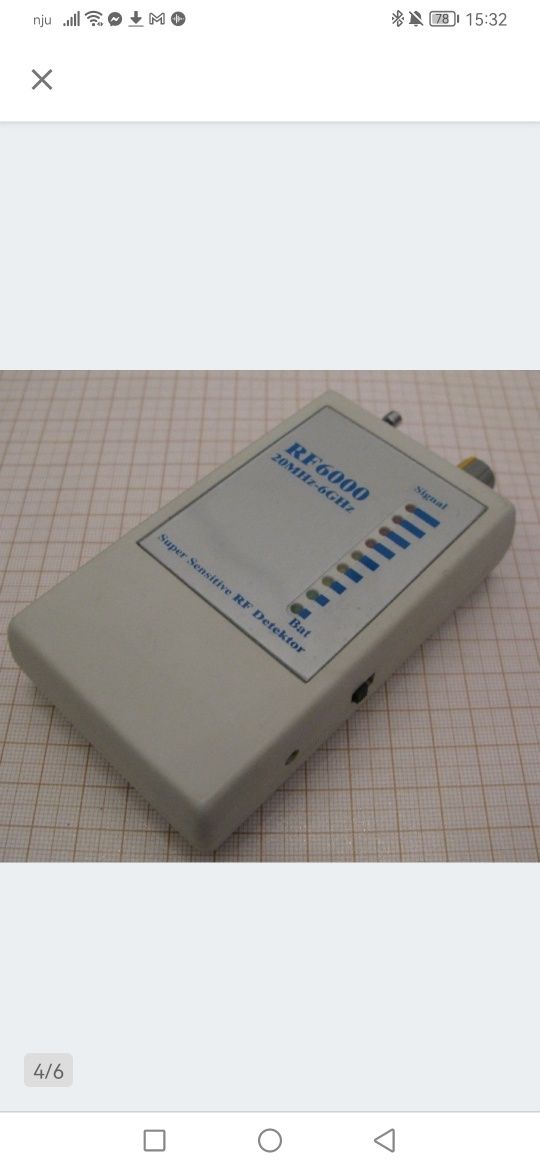 Wykrywacz podsłuchu  RF6000