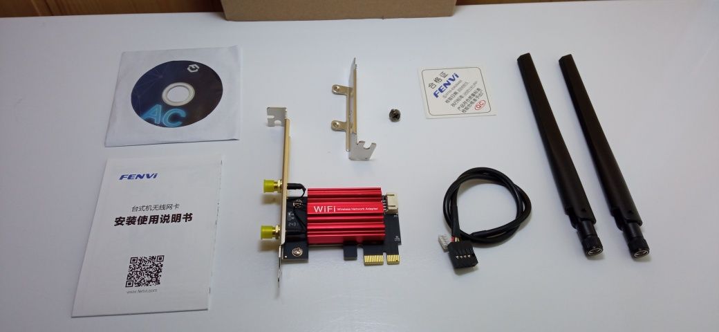 Новий адаптер Fenvi Wi-Fi PCI-E 1200 Мб/с 2.4/5 Ghz + Bluetooth 4.0