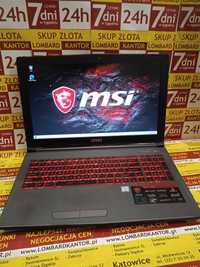 [5655/23] Laptop MSI GV62 7RC Intel Core I7-7700hq 8GB, 1TB hdd, Mx150