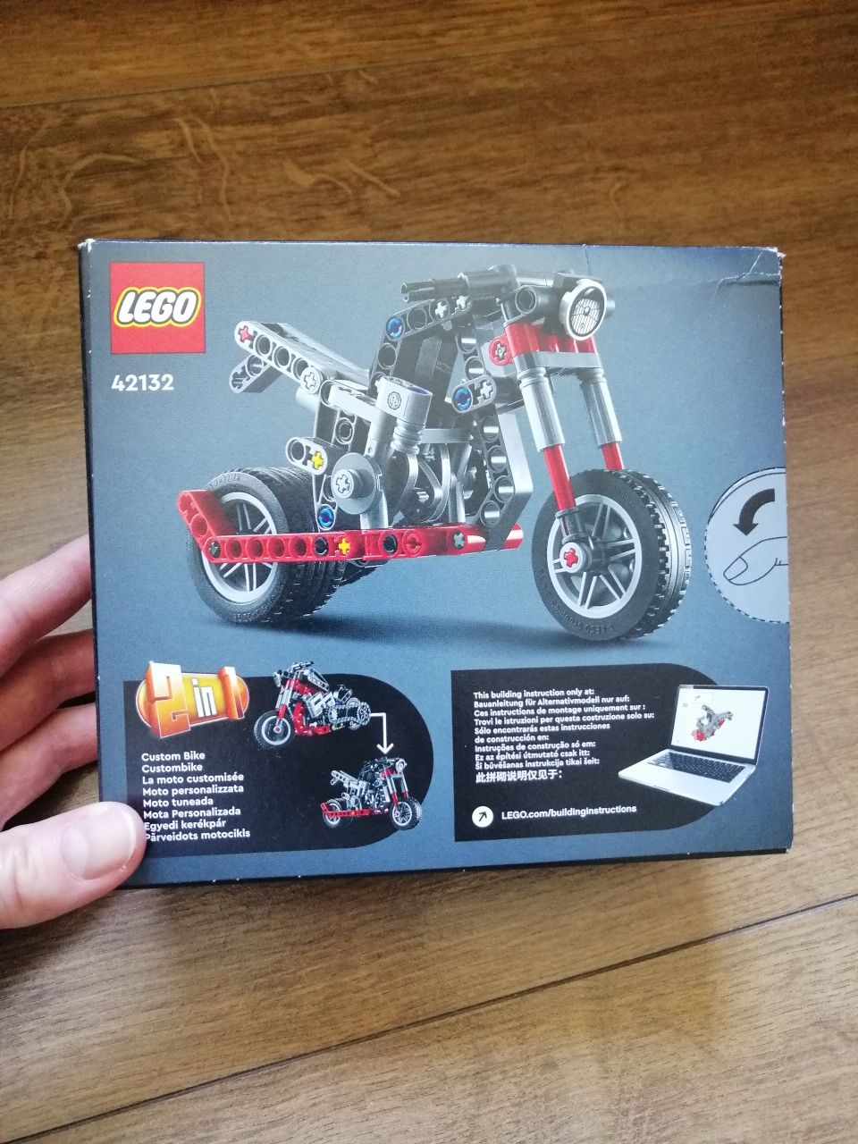 NOWE klocki LEGO TECHNIC Motorcycle 2w1 42132 wiek 7+