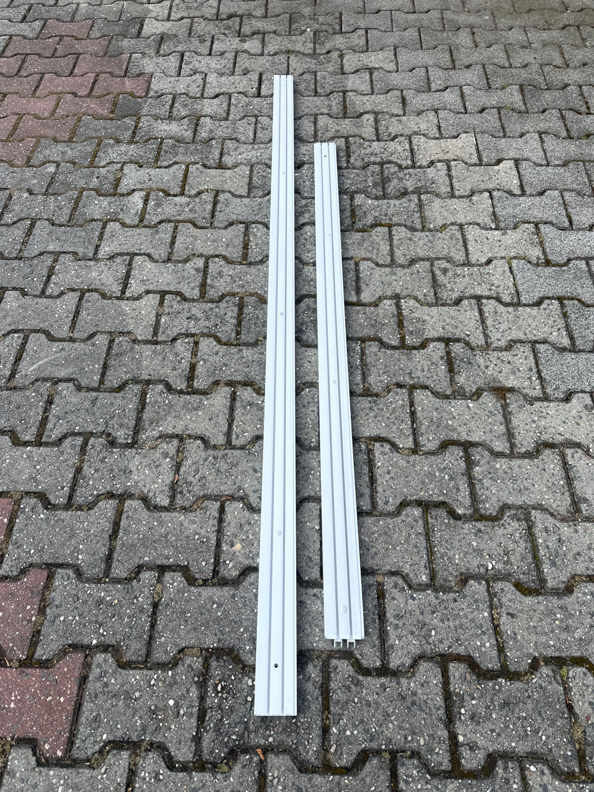 TANIO dwie szyny sufitowe karnisze dlugosc 200 cm i 148 cm