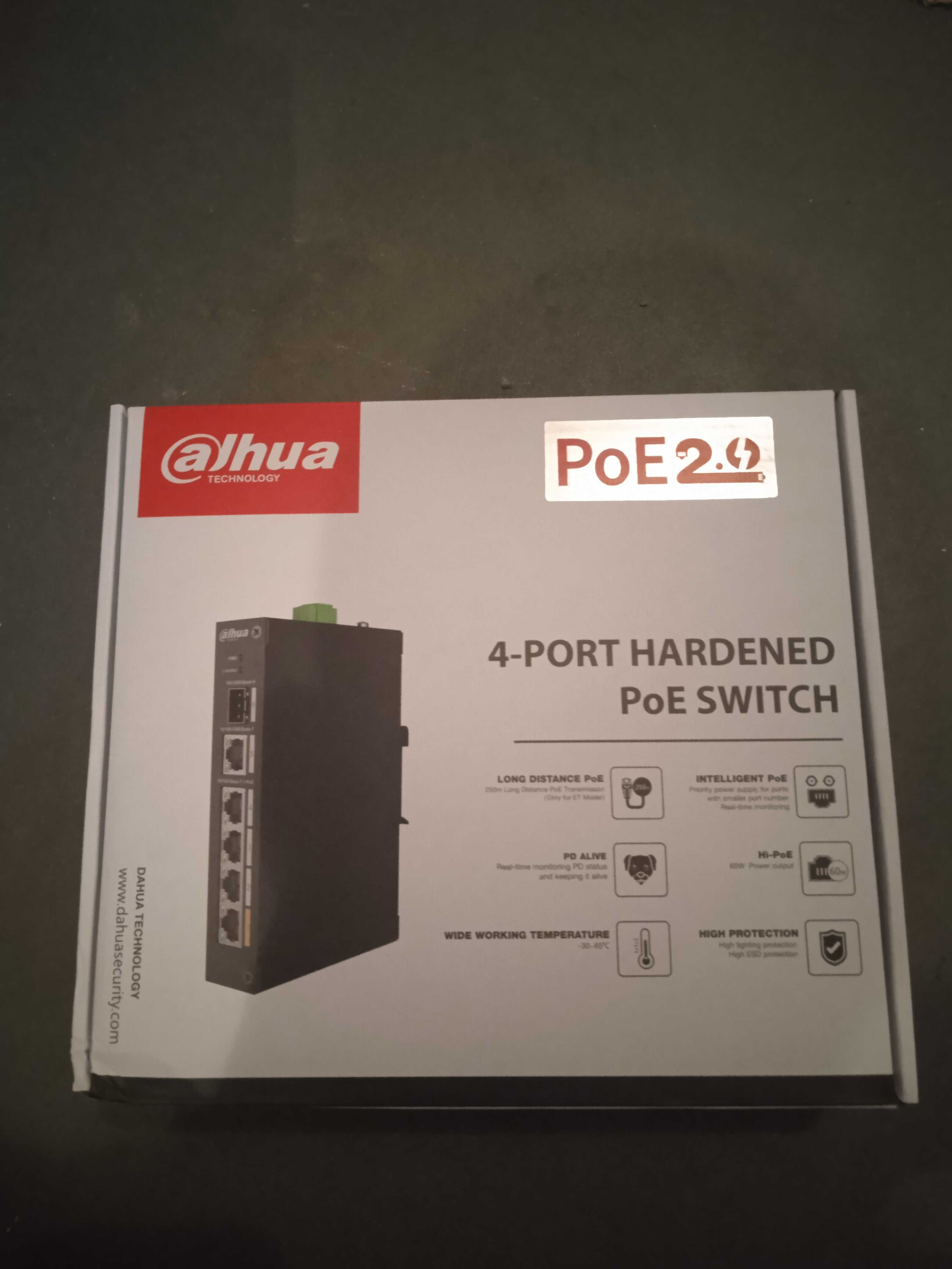 Dahua Switch PoE PFS3106-4ET-60 4-port + 1 RJ45 + 1 SFP