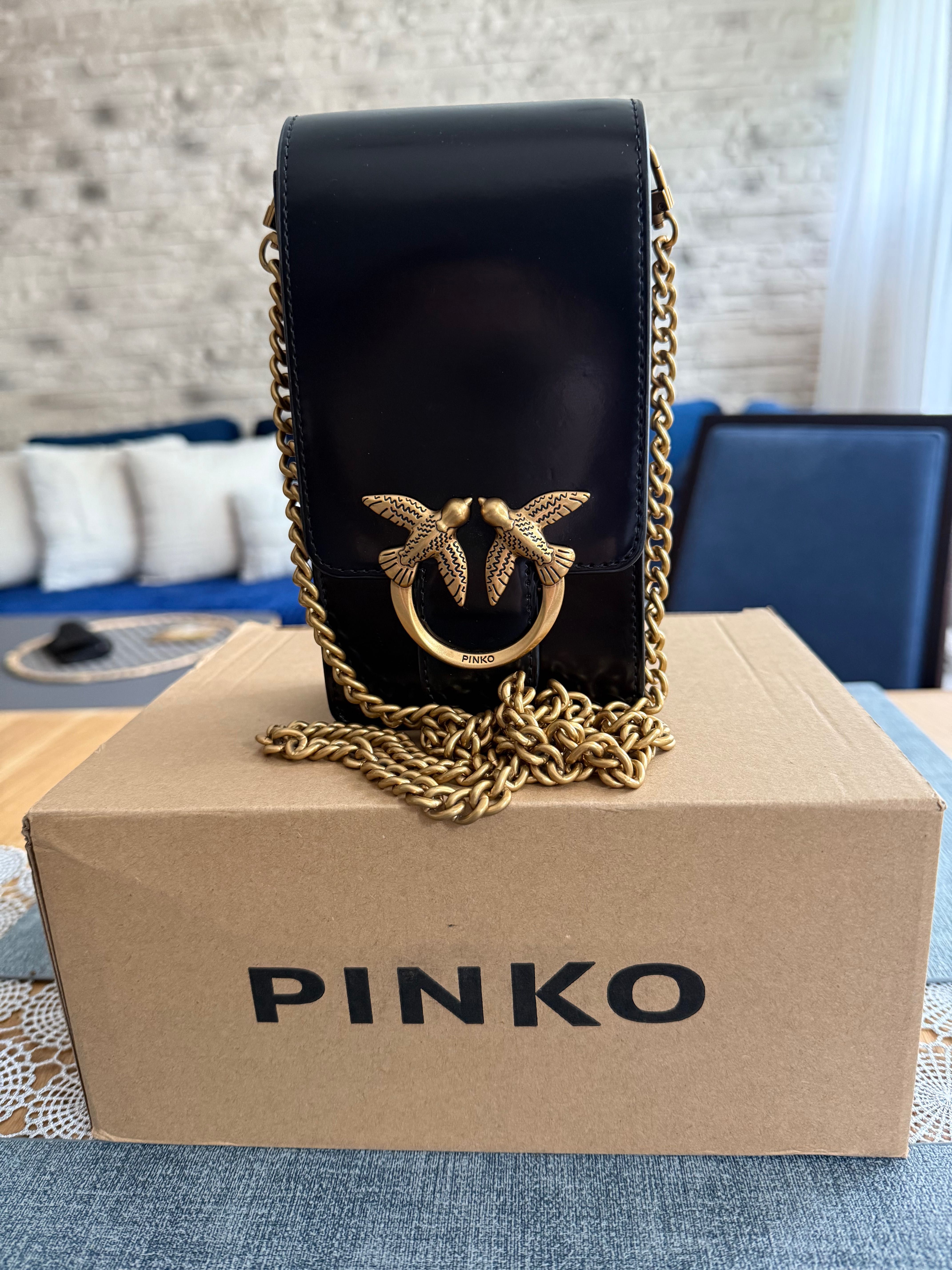 Pinko, torebka i etui na telefon Love One