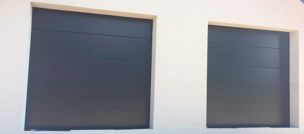 Brama segmentowa Antracyt  R60 2500x2250 – ciepła i solidna - Linestor