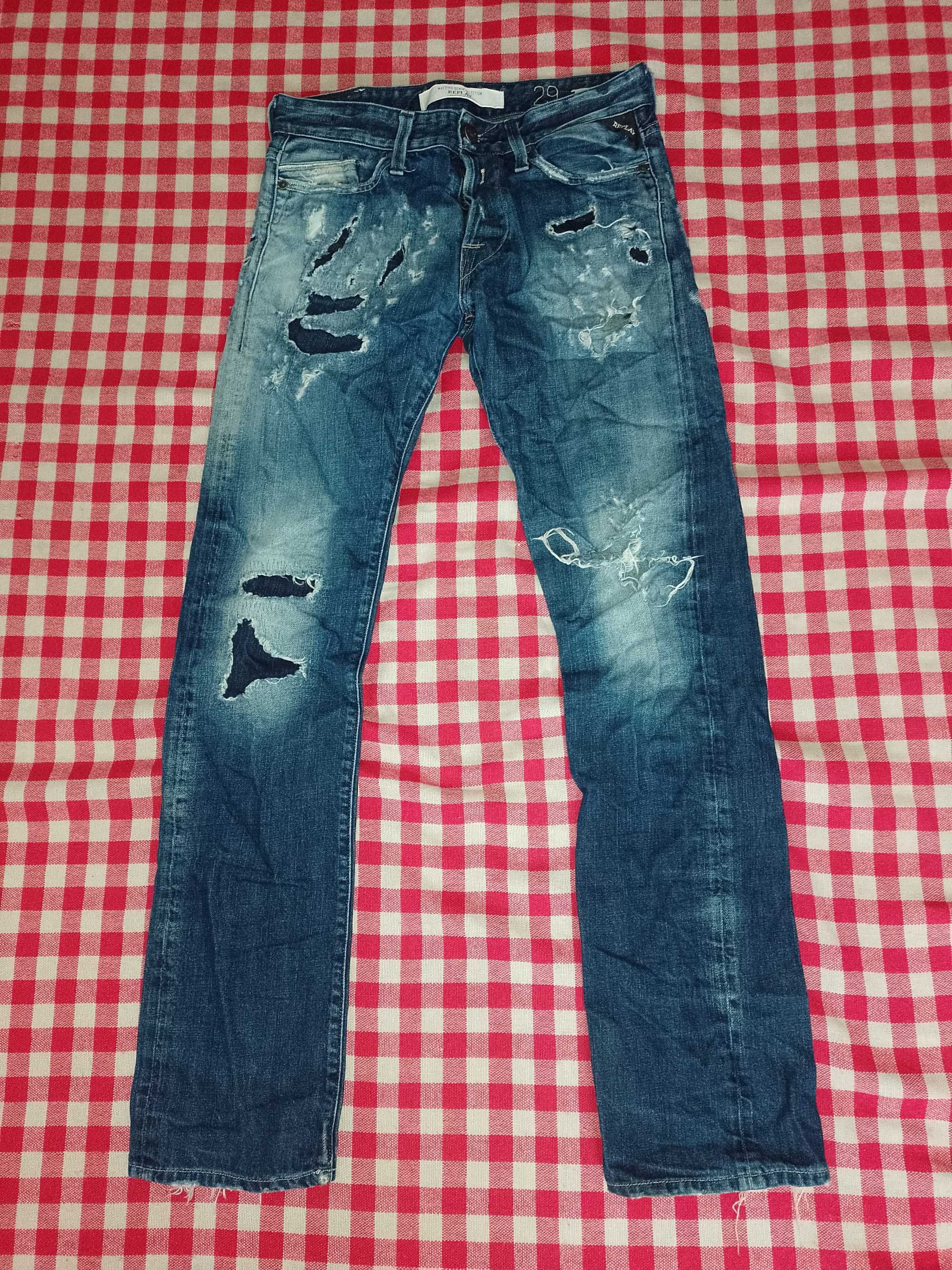 Spodnie męskie jeans Replay Waitom W29 L32