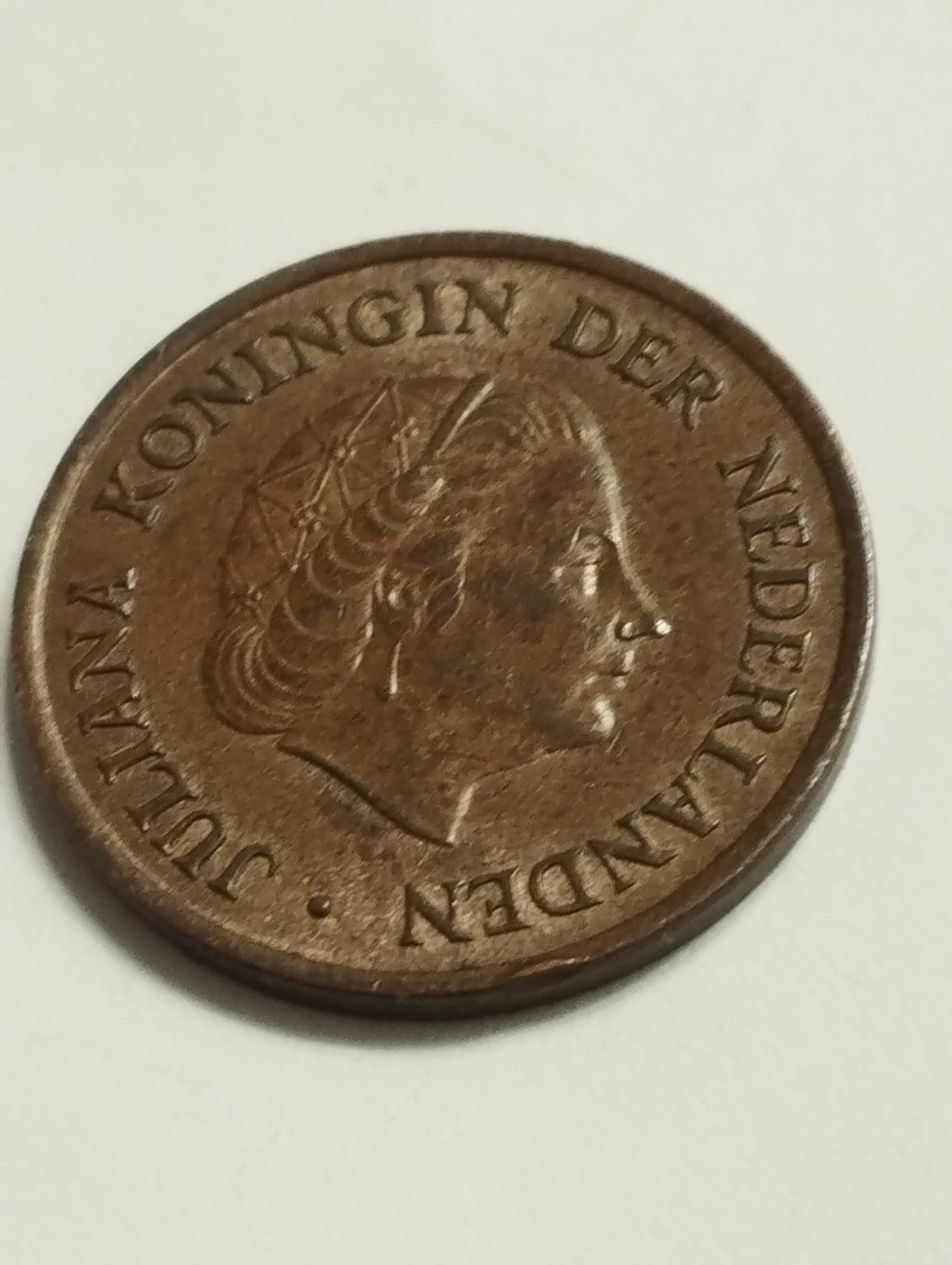 Sprzedam monetę  Holandia 5 centów 1971r. stan bdb.