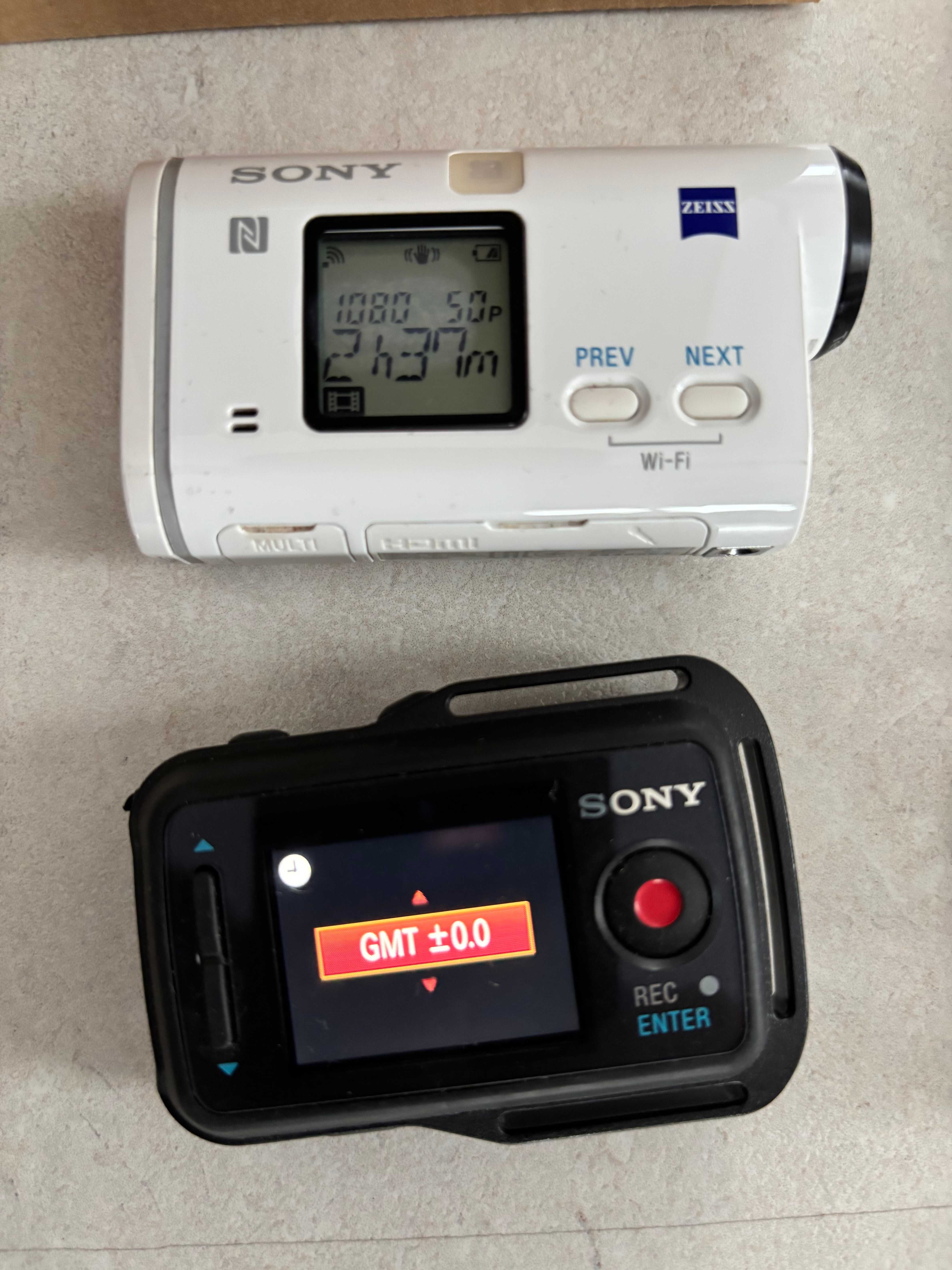 Kamera Sportowa SONY HDR-AS200VR + Gimbal FY-G4 GS + Etui AKA-LU1