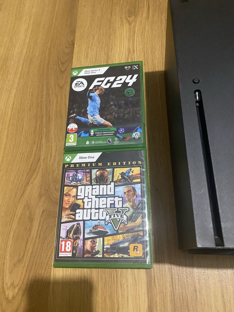 Konsola Microsoft Series X 2Pady+Gta5 FC24 Okablowanie 100% Sprawna
