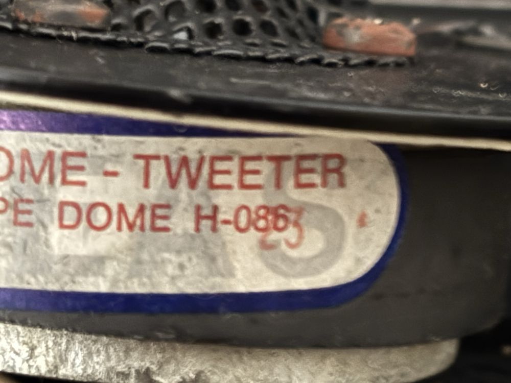 Glosniki wysokotonowe Seas dome tweeter 1”  H-086