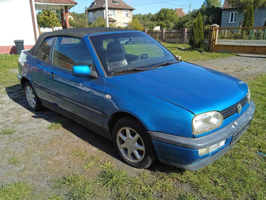 VW Golf 3 kabrio 1.9 tdi nowy dach sprawny