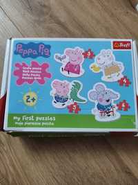 Moje pierwsze puzzle dziecko 2 lata świnka peppa