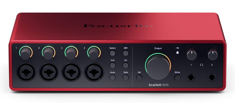 Focusrite Scarlett 18i16 4th Gen – interfejs audio USB