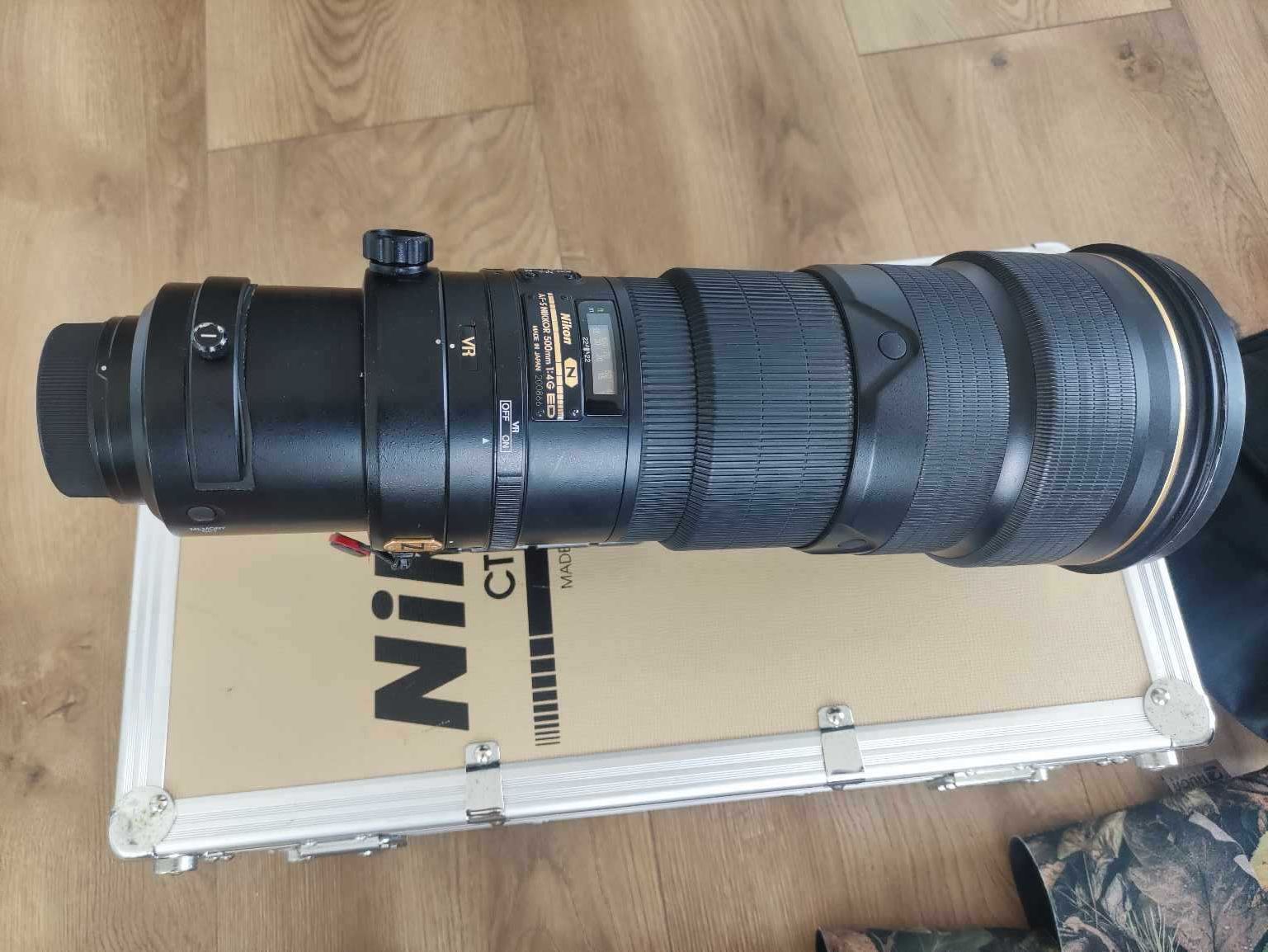 AF-S Nikkor 500mm F4 VR G ED Walizka HUGA