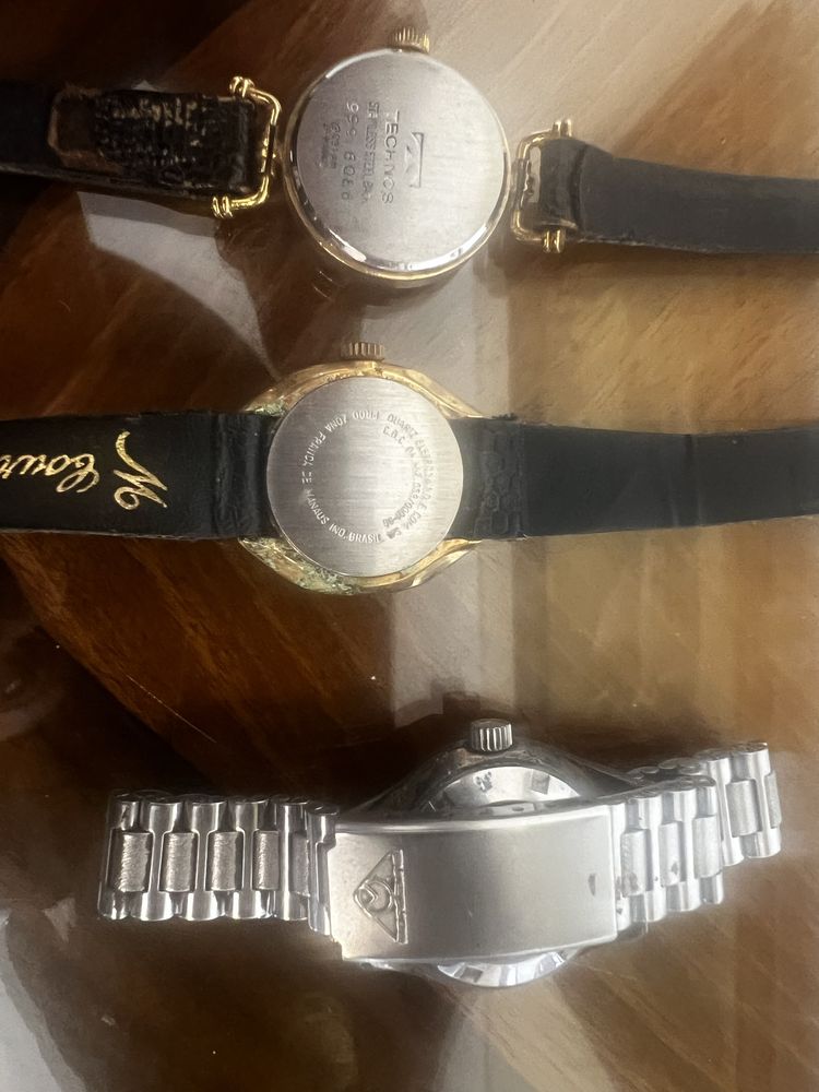 Lote de 3 relogios