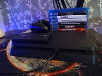 Konsola PlayStation 4 + 7 gier + kontroler + dysk 1tb