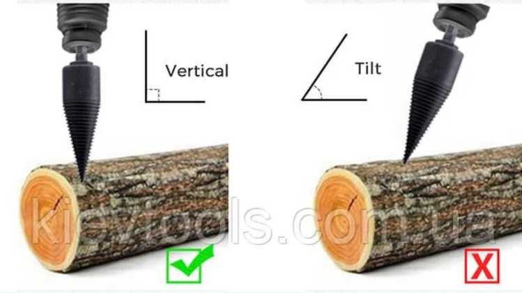 Конусный дровокол на перфоратор.