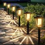 4 SZTUKI ZESTAW LAMP Lampy Solarne LED ogrodowe Ogród Taras Ścieżka