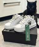 biale sneakersy Karl lagerfeld damskie trampki karla adidasy lagerfeld