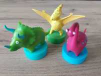 Dinozaur stemple McDonalds 3 szt.