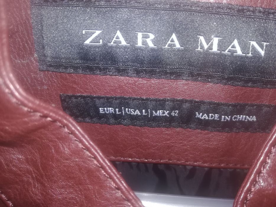 Casaco de pele zara