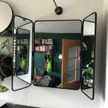 Lustro Zara HOME loft czarne metalowe, NOWE