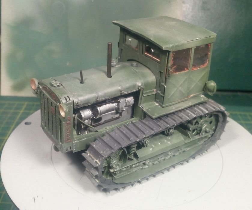 Модель трактора С-65. Масштаб 1:43. Материал металл