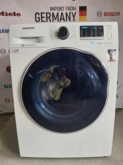 прально-сушильна машина, пралка з сушкою Samsung WD72J5400AWEG