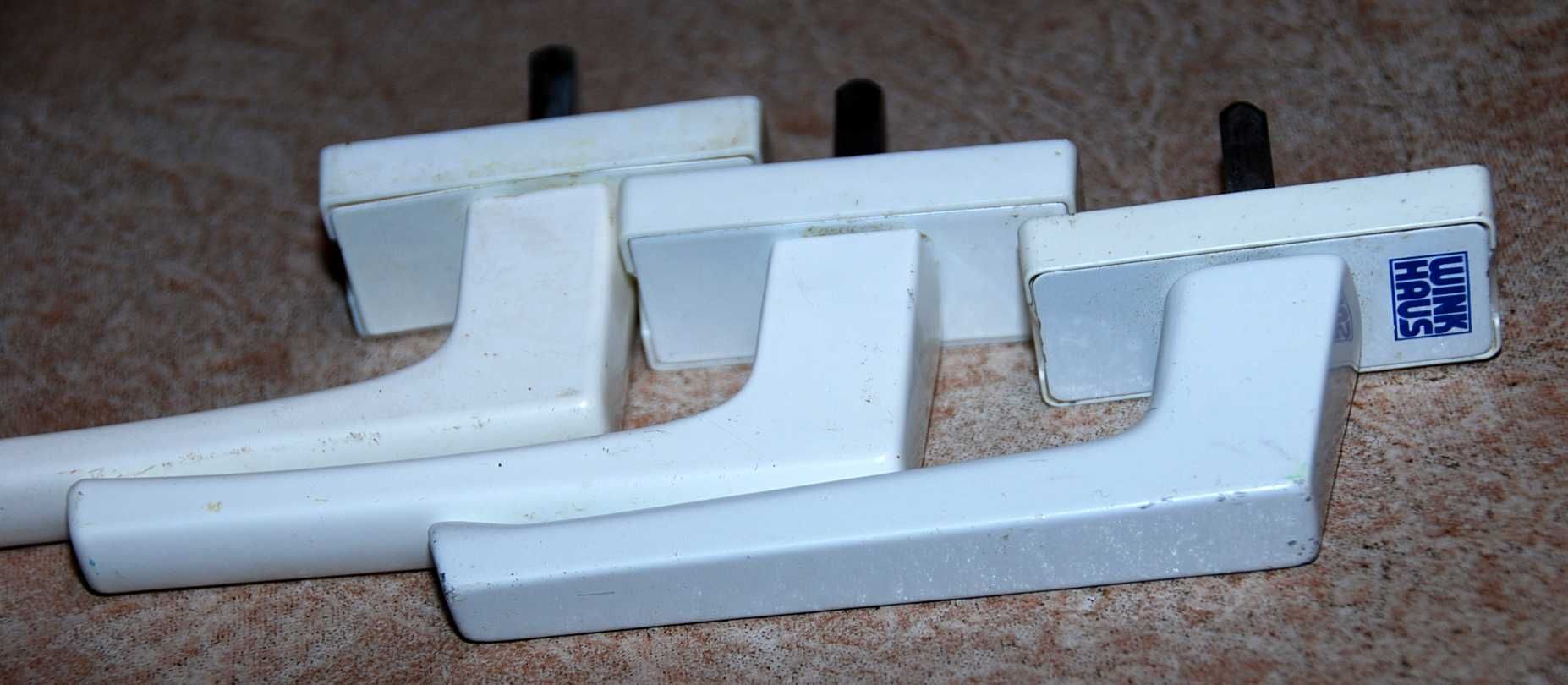 Winkhaus klamka do okien PCV metalowa biała