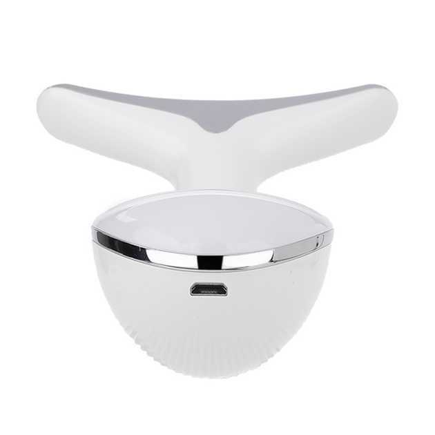 Мікрострумовий масажер для обличчя та шиї ES-1081 з LED та підігрівом