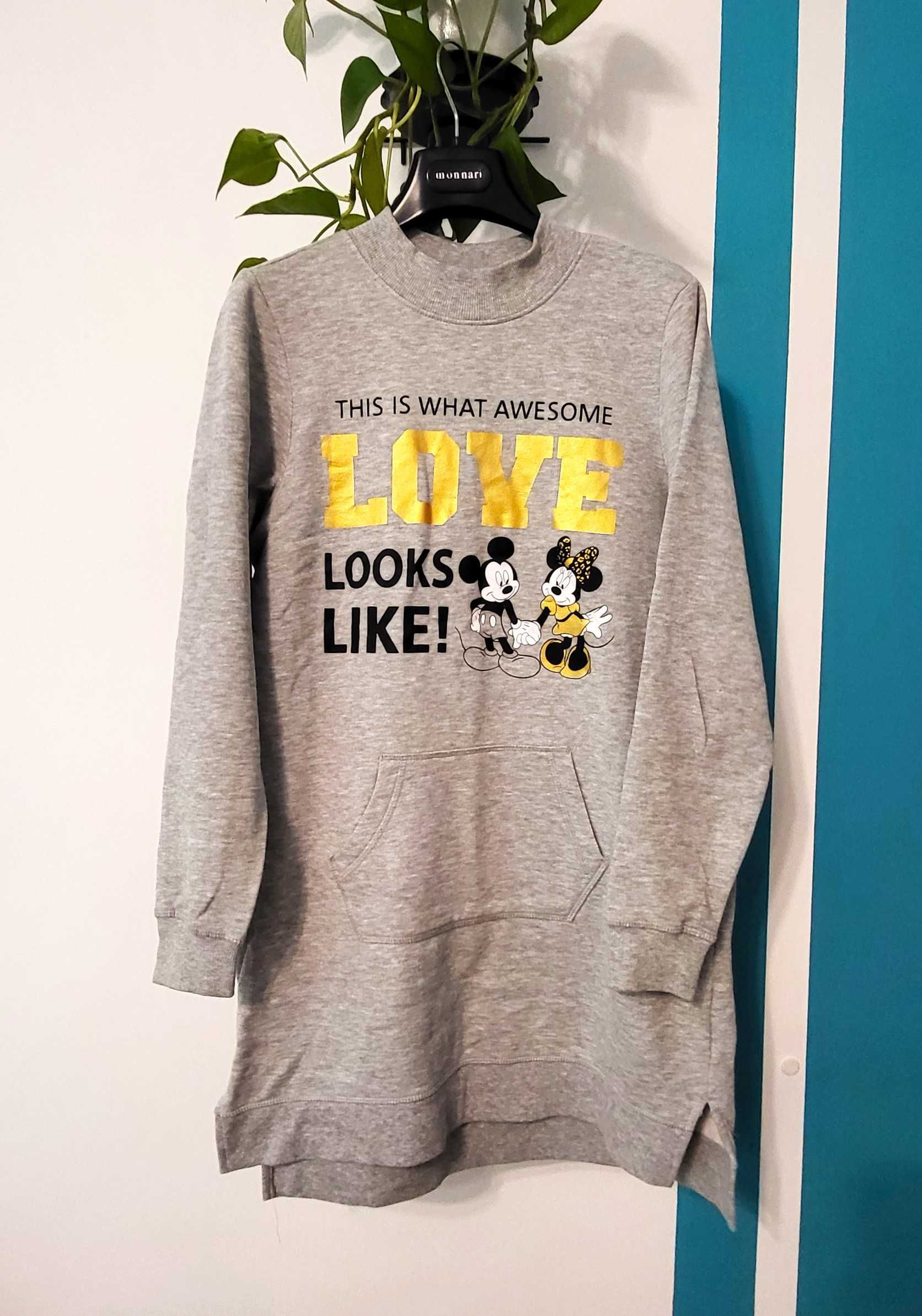 Bluza tunika Disney Myszka Miki jak nowa S-M