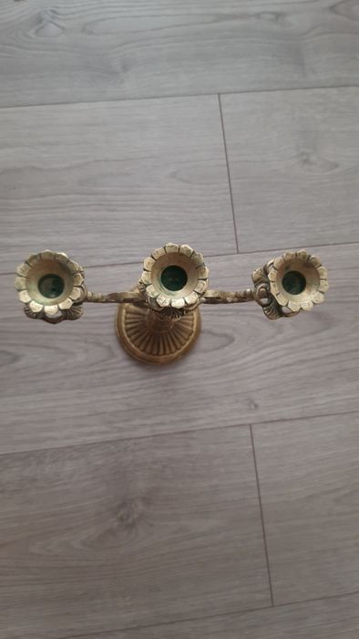 Бронзовий подсвечник,  канделябр, свічники на три рожки