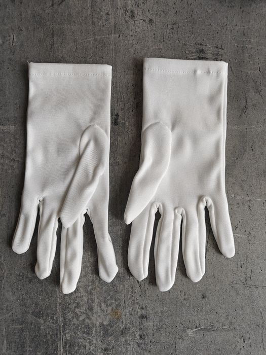 Rękawiczki białe komunijne