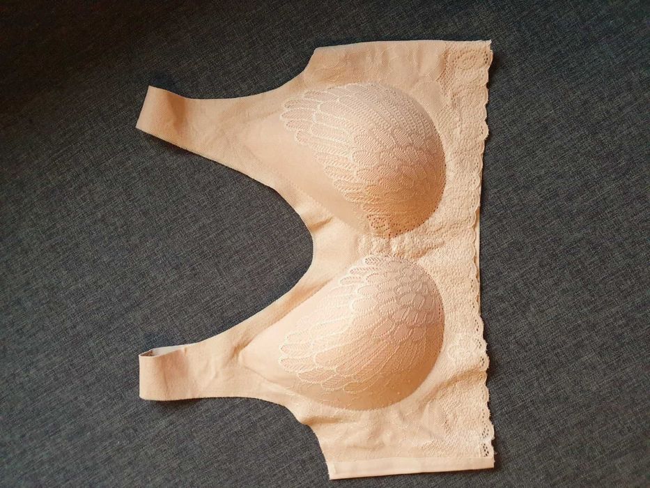 Bezszwowy biustonosz typu Camisole Treningowy biustonosz sportowy XL
