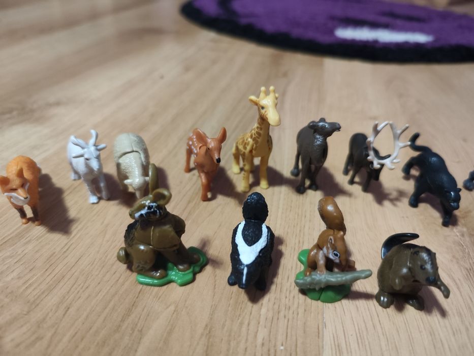 Фігурки тварин з кіндера