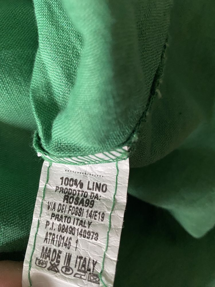 Lniana narzutka z kapturem