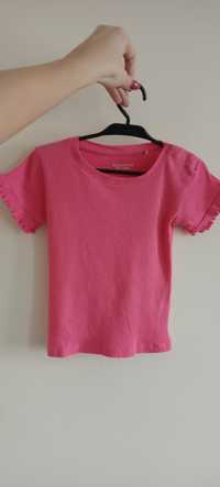 Jak nowa różowa bluzka koszulka t-shirt prążek Reserved eco  r.98-104
