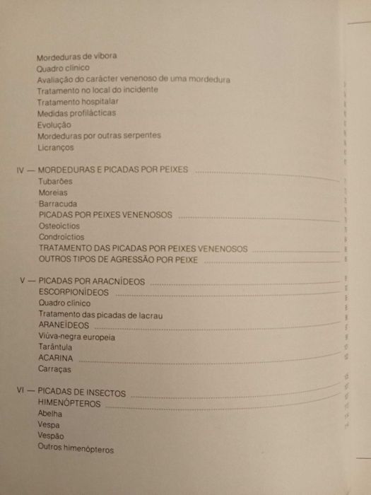 Mordeduras e Picadas por Animais da Fauna Portuguesa