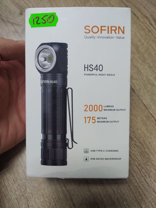 Фонарь Sofirn HS40 5000K налобник Type-c 18650
