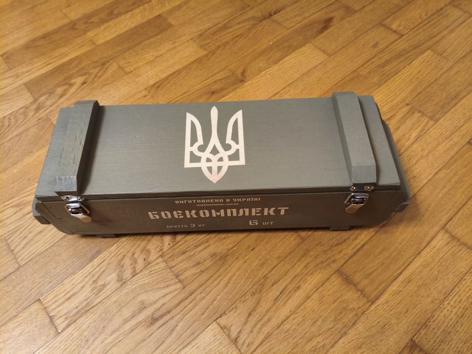 Подарунковий набір гільзи-стопки 6шт