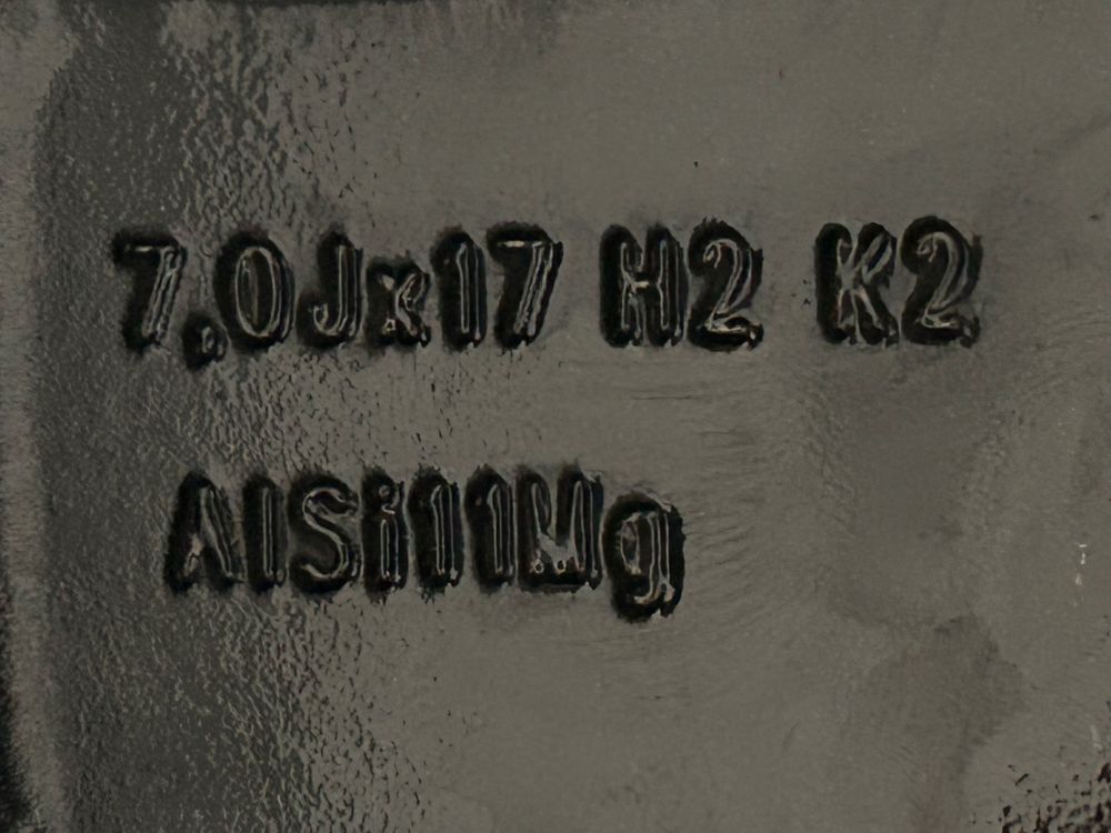 412 Felgi Aluminiowe Volkswagen Golf IV VW Polo R 17 5x100 Czarne